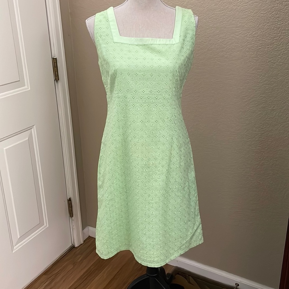 Fresh Produce Mint Green Eyelet Dress